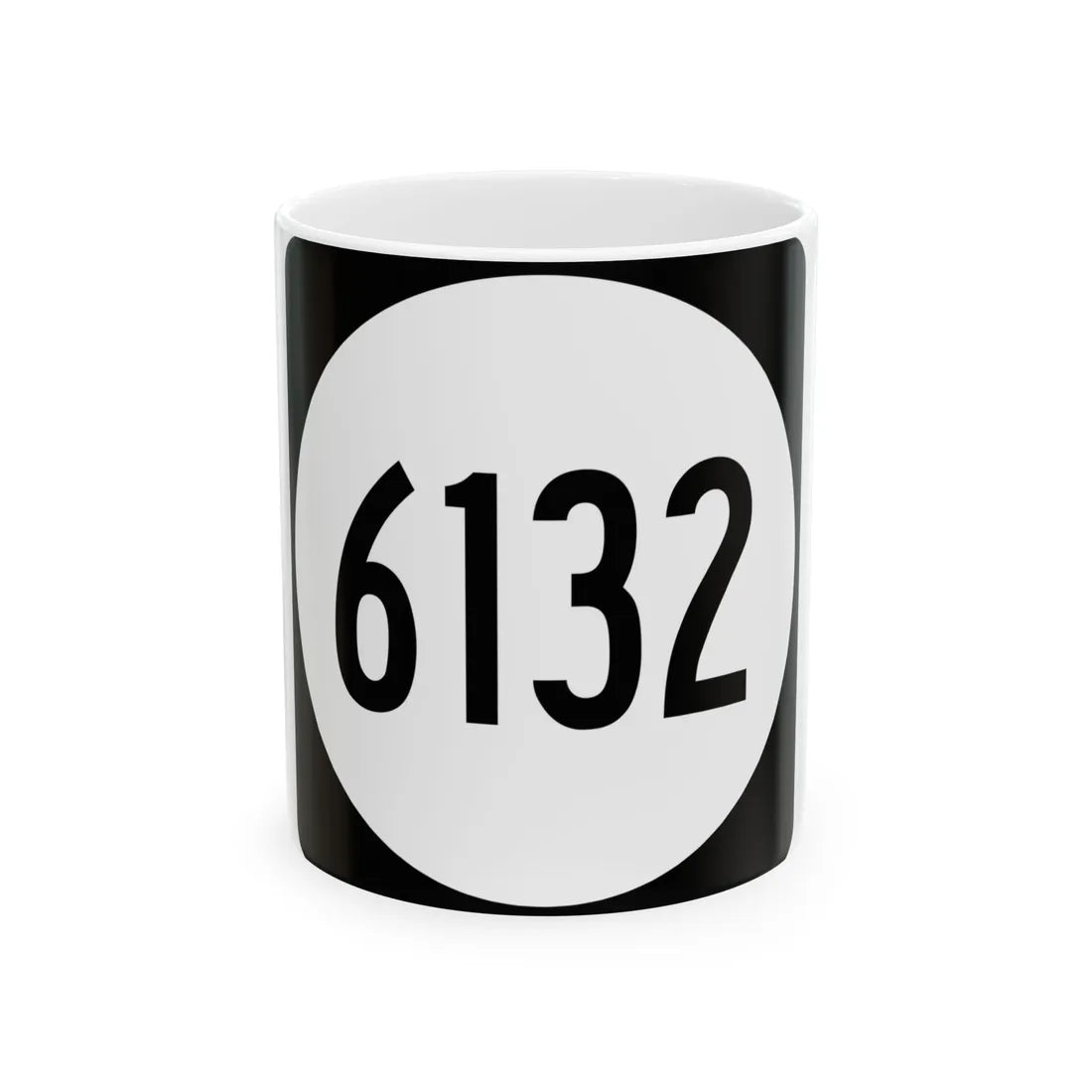 PR tertiary 6132 (Puerto Rico) (Road Sign) White Coffee Mug 11oz - Go Mug Yourself