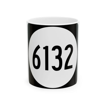 PR tertiary 6132 (Puerto Rico) (Road Sign) White Coffee Mug 11oz - Go Mug Yourself