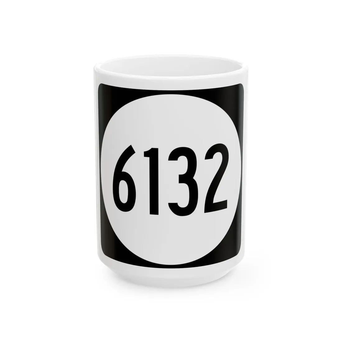 PR tertiary 6132 (Puerto Rico) (Road Sign) White Coffee Mug 15oz - Go Mug Yourself