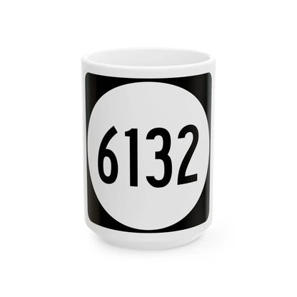 PR tertiary 6132 (Puerto Rico) (Road Sign) White Coffee Mug 15oz - Go Mug Yourself
