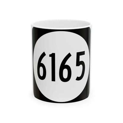PR tertiary 6165 (Puerto Rico) (Road Sign) White Coffee Mug 11oz - Go Mug Yourself
