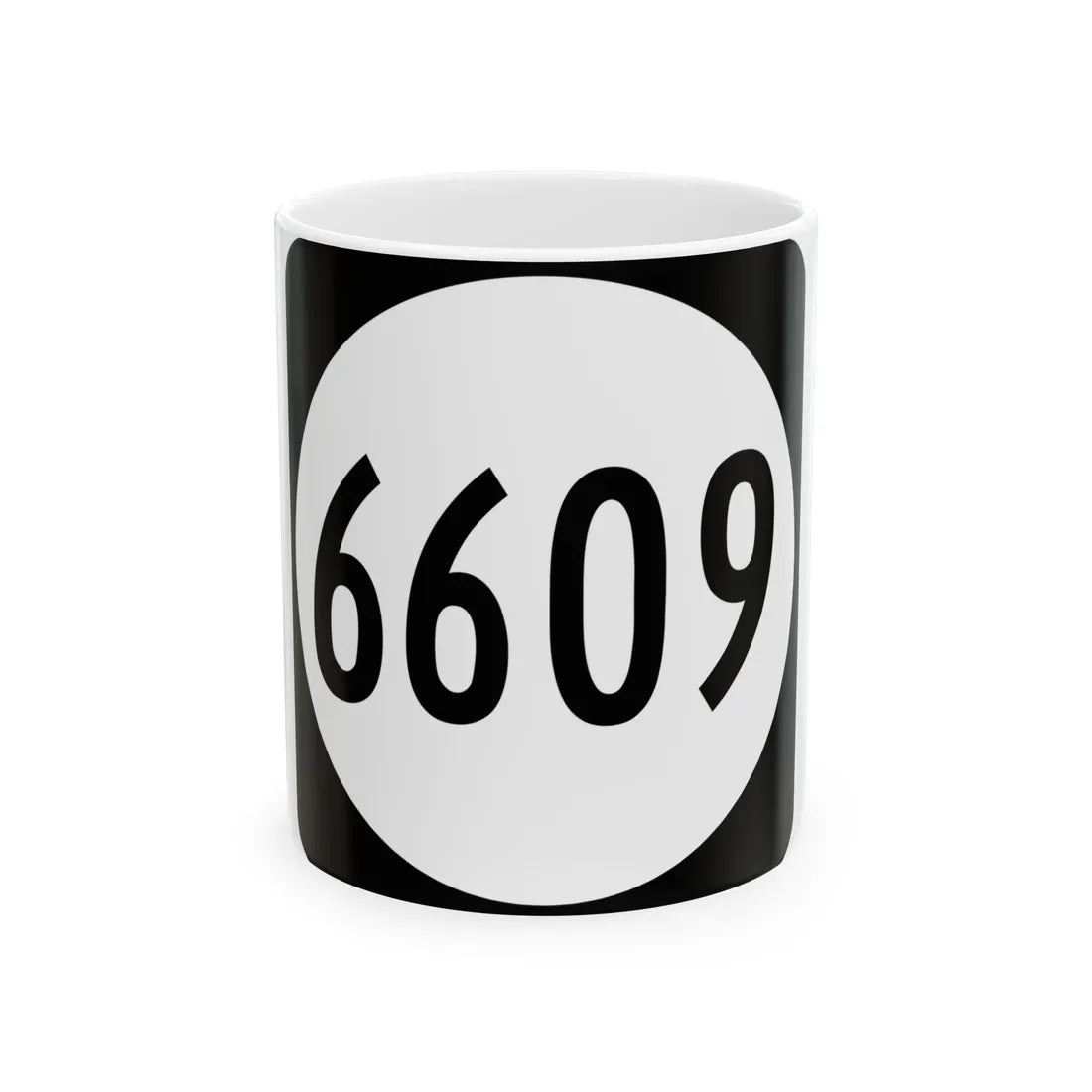 PR tertiary 6609 (Puerto Rico) (Road Sign) White Coffee Mug 11oz - Go Mug Yourself