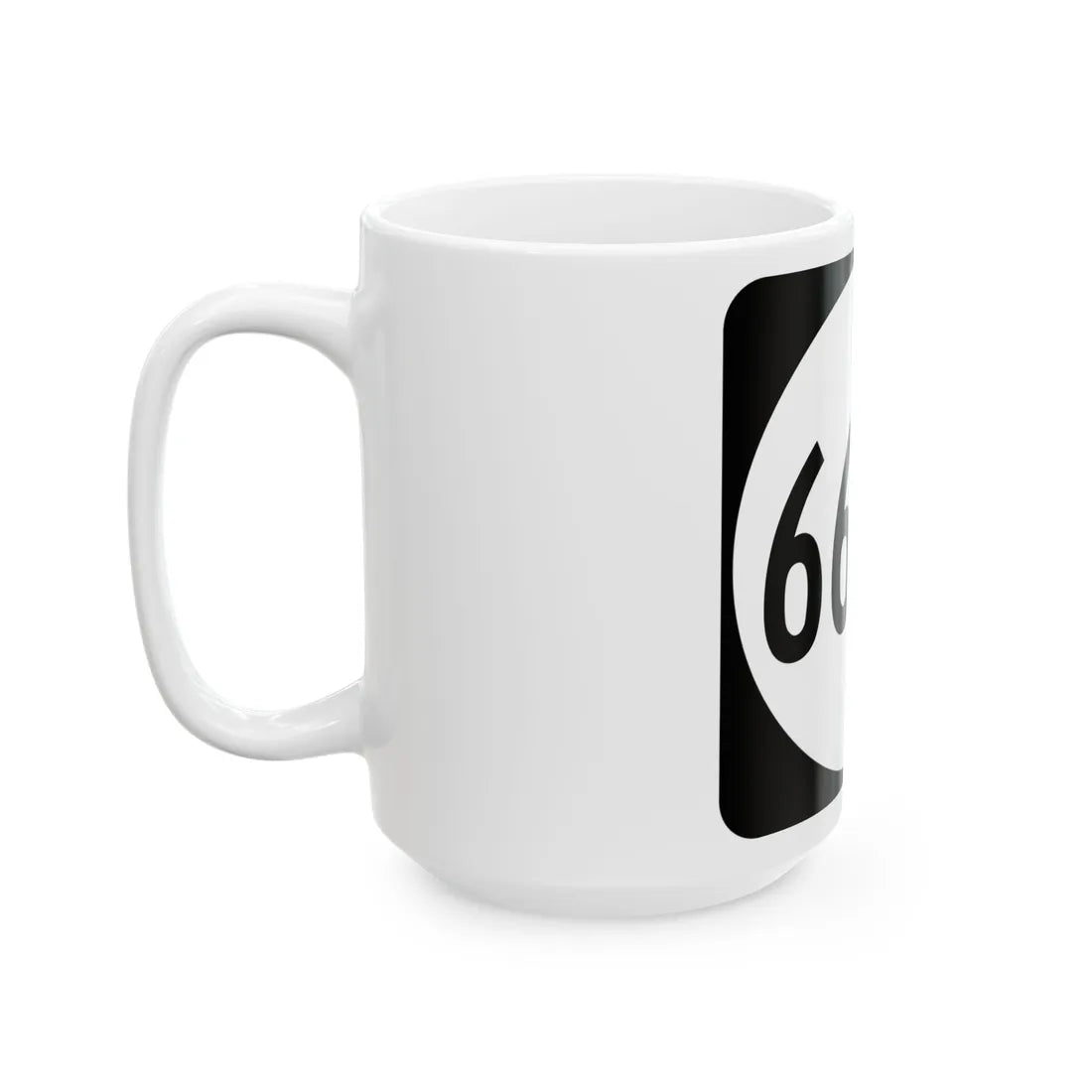 PR tertiary 6609 (Puerto Rico) (Road Sign) White Coffee Mug - Go Mug Yourself