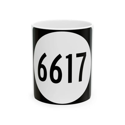 PR tertiary 6617 (Puerto Rico) (Road Sign) White Coffee Mug 11oz - Go Mug Yourself