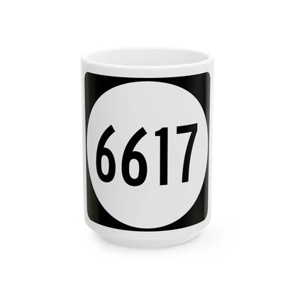 PR tertiary 6617 (Puerto Rico) (Road Sign) White Coffee Mug 15oz - Go Mug Yourself