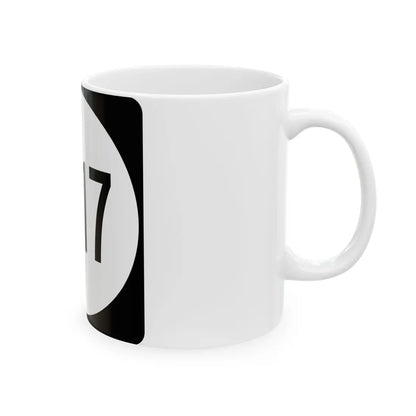 PR tertiary 6617 (Puerto Rico) (Road Sign) White Coffee Mug - Go Mug Yourself