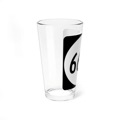 PR tertiary 6619 (Puerto Rico) (Road Sign) Pint Glass 16oz - Go Mug Yourself