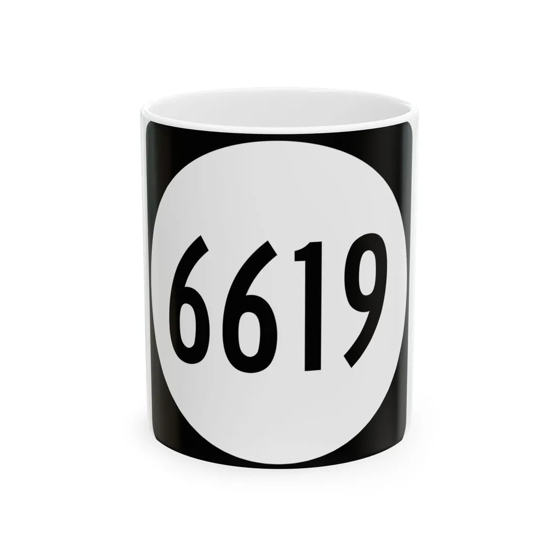 PR tertiary 6619 (Puerto Rico) (Road Sign) White Coffee Mug 11oz - Go Mug Yourself