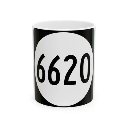 PR tertiary 6620 (Puerto Rico) (Road Sign) White Coffee Mug 11oz - Go Mug Yourself