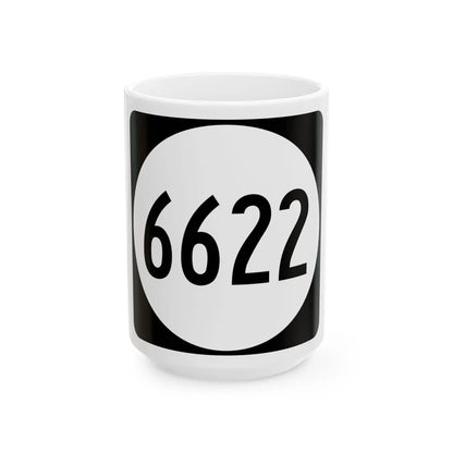 PR tertiary 6622 (Puerto Rico) (Road Sign) White Coffee Mug 15oz - Go Mug Yourself