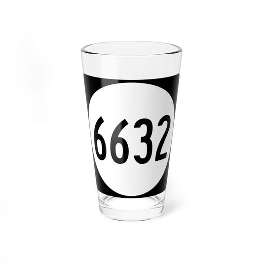 PR tertiary 6632 (Puerto Rico) (Road Sign) Pint Glass 16oz 16oz - Go Mug Yourself