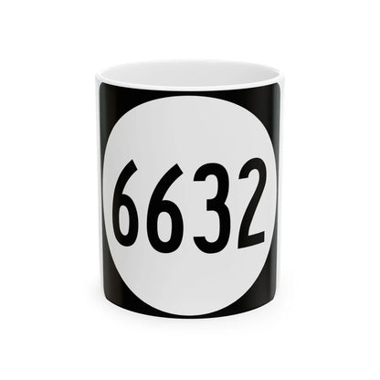 PR tertiary 6632 (Puerto Rico) (Road Sign) White Coffee Mug 11oz - Go Mug Yourself