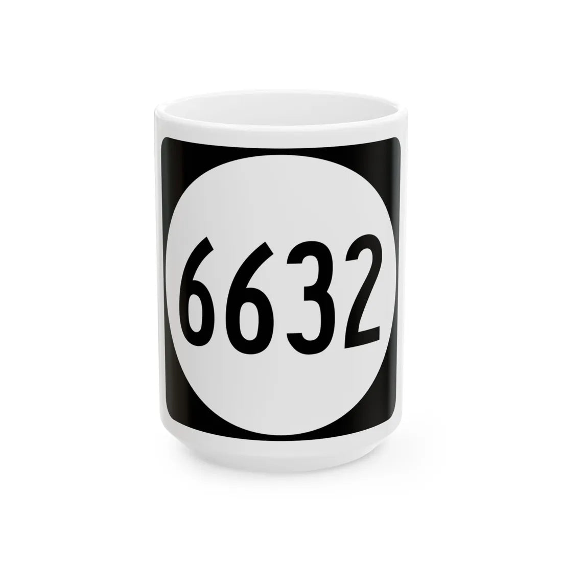 PR tertiary 6632 (Puerto Rico) (Road Sign) White Coffee Mug 15oz - Go Mug Yourself