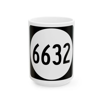 PR tertiary 6632 (Puerto Rico) (Road Sign) White Coffee Mug 15oz - Go Mug Yourself
