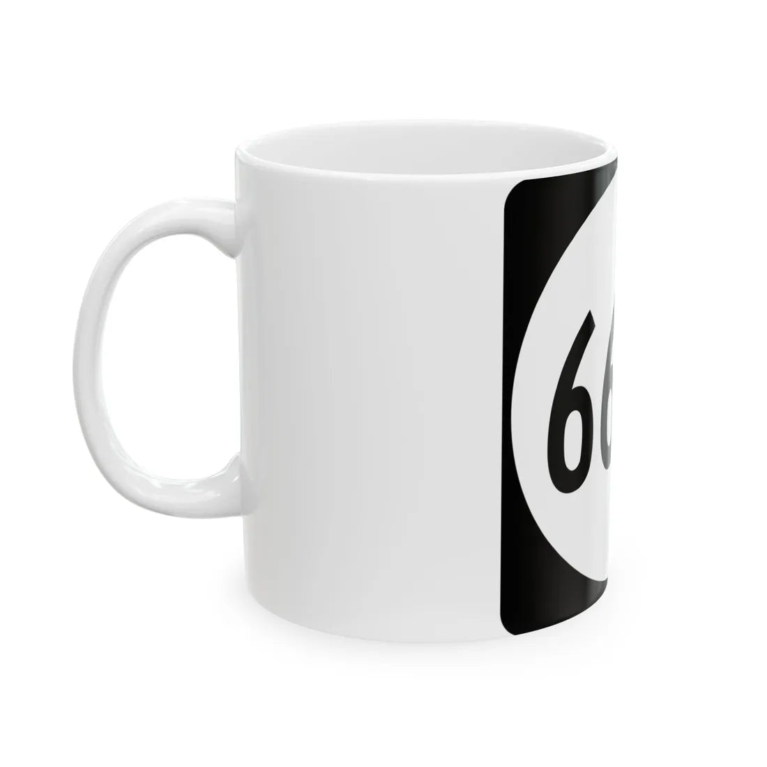 PR tertiary 6632 (Puerto Rico) (Road Sign) White Coffee Mug - Go Mug Yourself
