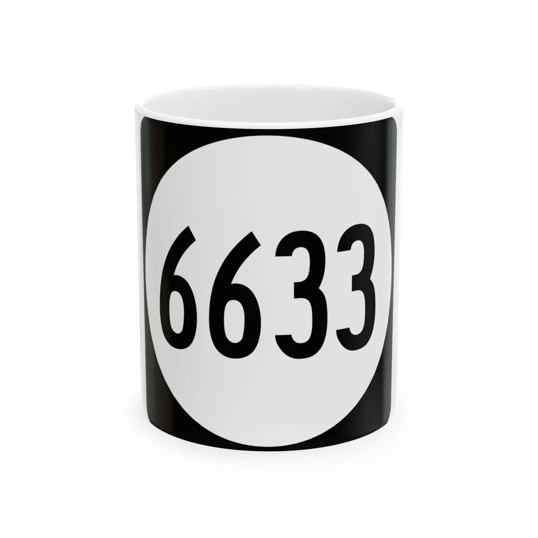 PR tertiary 6633 (Puerto Rico) (Road Sign) White Coffee Mug 11oz - Go Mug Yourself