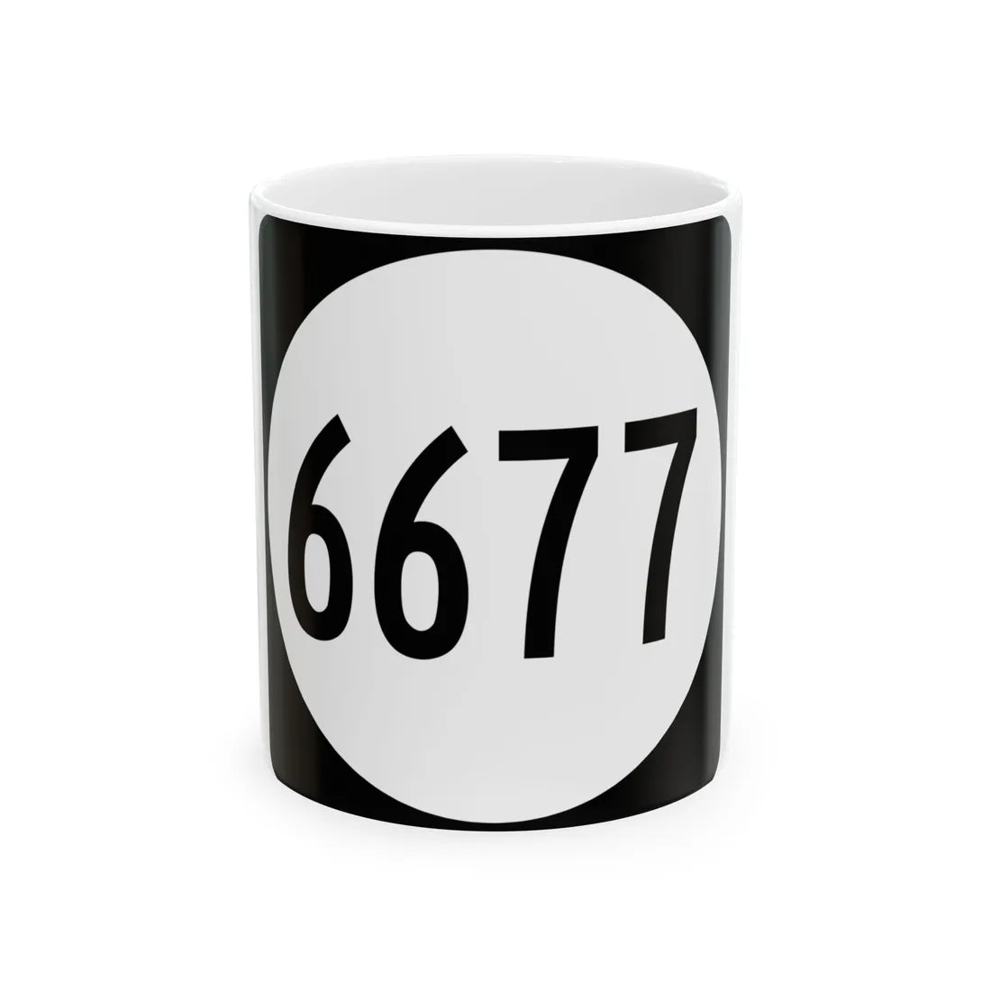 PR tertiary 6677 (Puerto Rico) (Road Sign) White Coffee Mug 11oz - Go Mug Yourself
