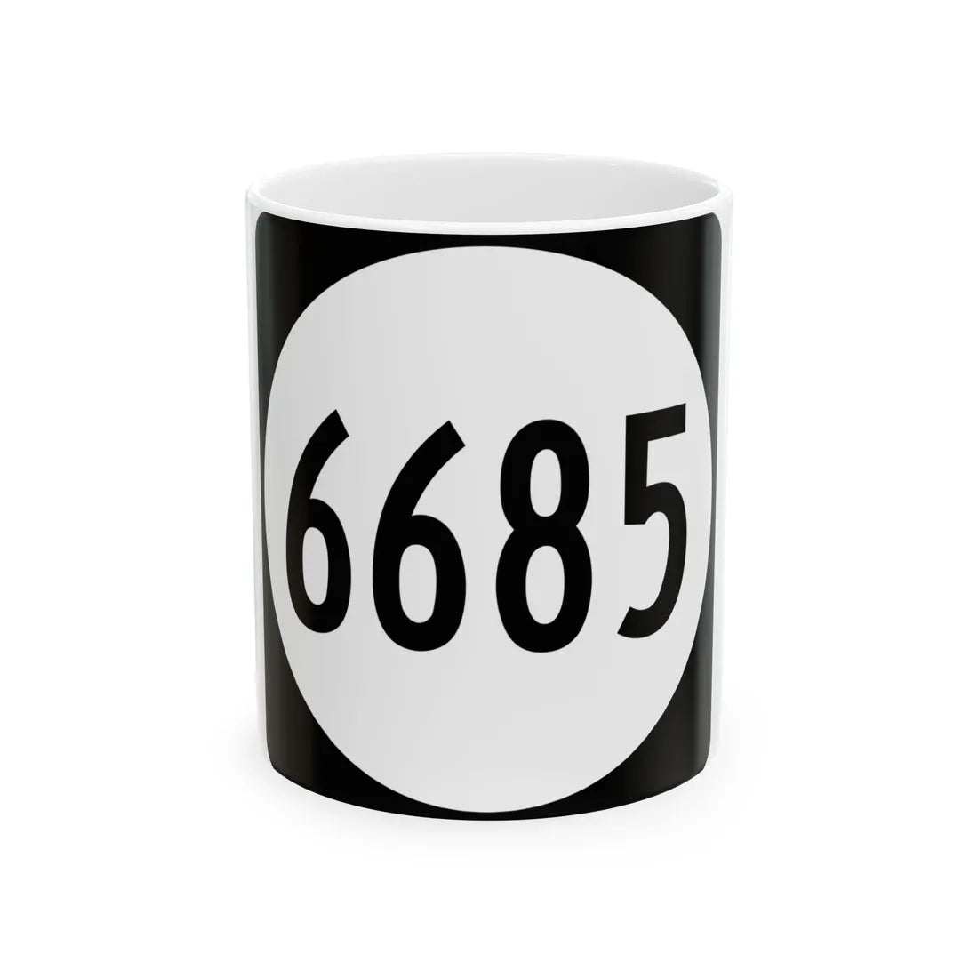 PR tertiary 6685 (Puerto Rico) (Road Sign) White Coffee Mug 11oz - Go Mug Yourself