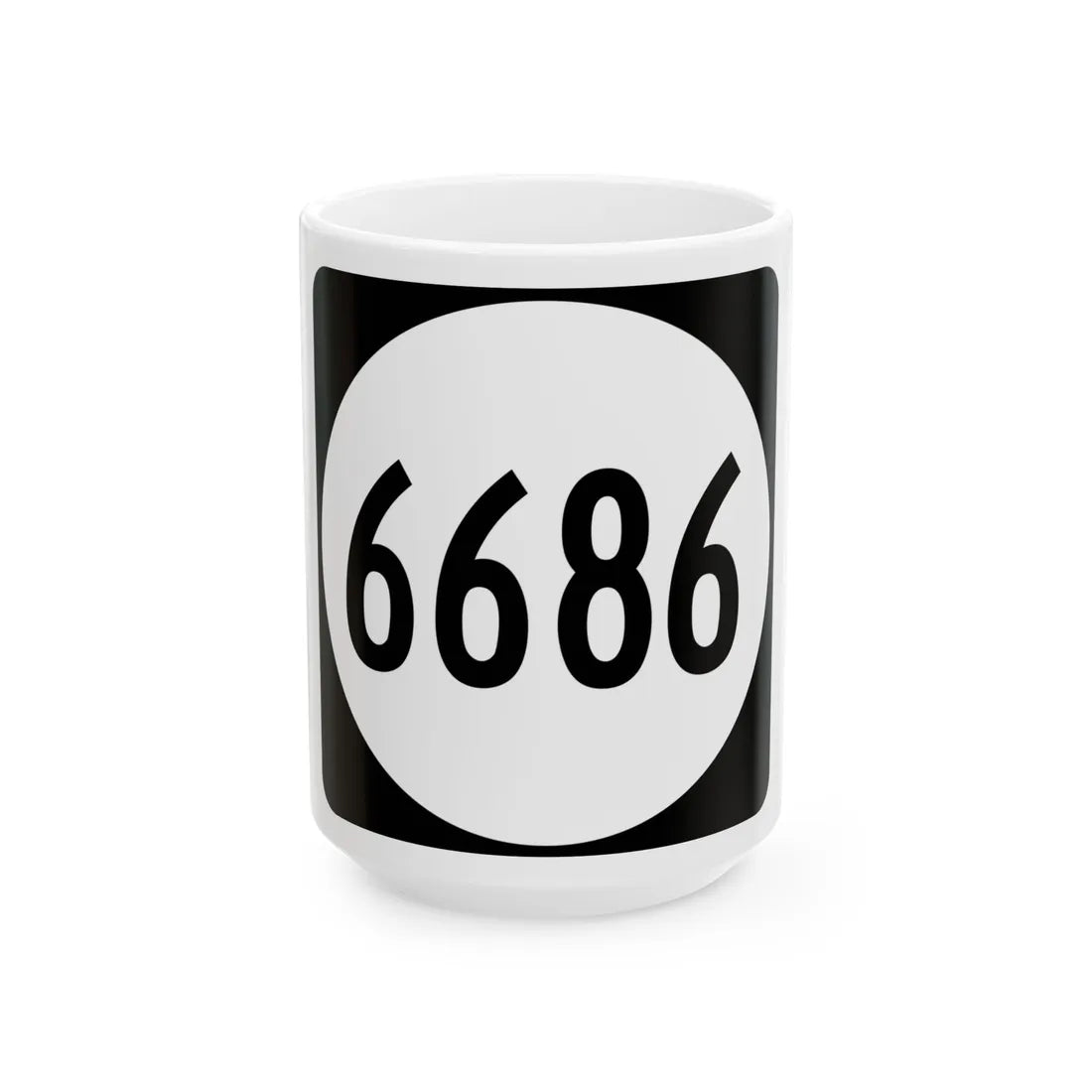 PR tertiary 6686 (Puerto Rico) (Road Sign) White Coffee Mug 15oz - Go Mug Yourself