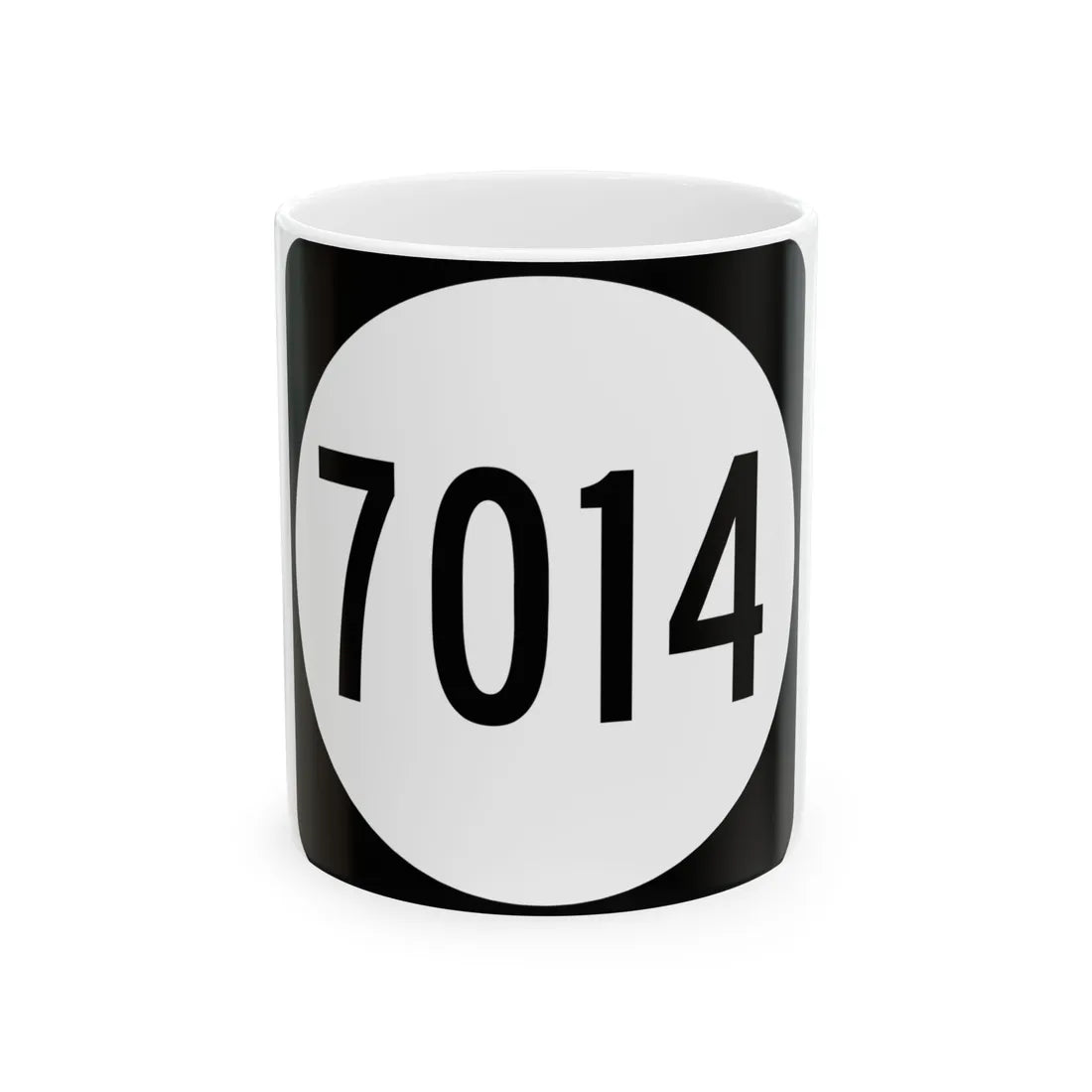 PR tertiary 7014 (Puerto Rico) (Road Sign) White Coffee Mug 11oz - Go Mug Yourself