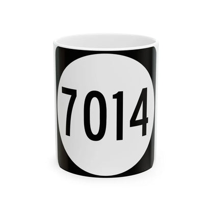 PR tertiary 7014 (Puerto Rico) (Road Sign) White Coffee Mug 11oz - Go Mug Yourself