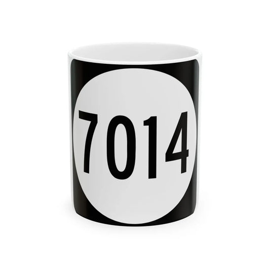 PR tertiary 7014 (Puerto Rico) (Road Sign) White Coffee Mug 11oz - Go Mug Yourself