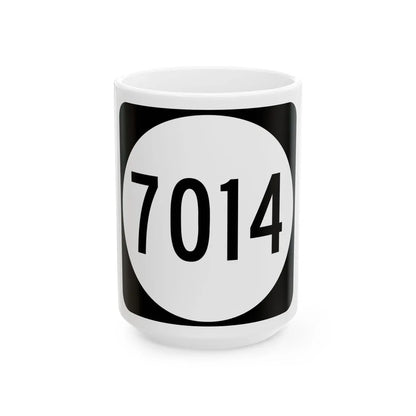 PR tertiary 7014 (Puerto Rico) (Road Sign) White Coffee Mug 15oz - Go Mug Yourself