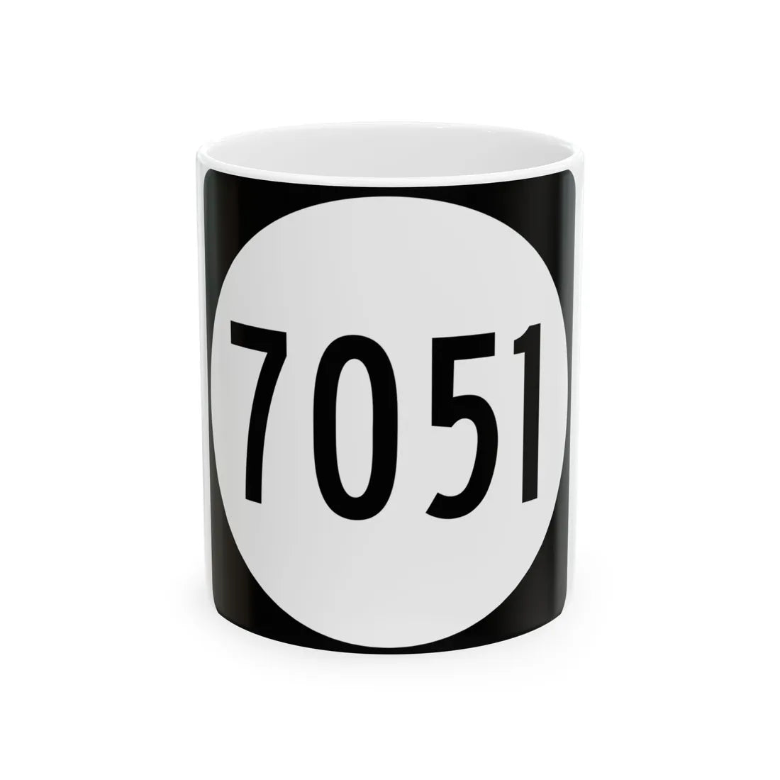 PR tertiary 7051 (Puerto Rico) (Road Sign) White Coffee Mug 11oz - Go Mug Yourself