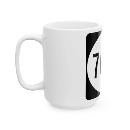 PR tertiary 7051 (Puerto Rico) (Road Sign) White Coffee Mug - Go Mug Yourself