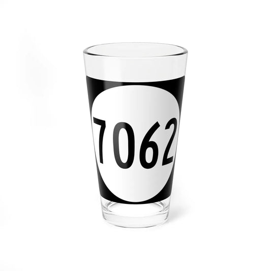 PR tertiary 7062 (Puerto Rico) (Road Sign) Pint Glass 16oz 16oz - Go Mug Yourself