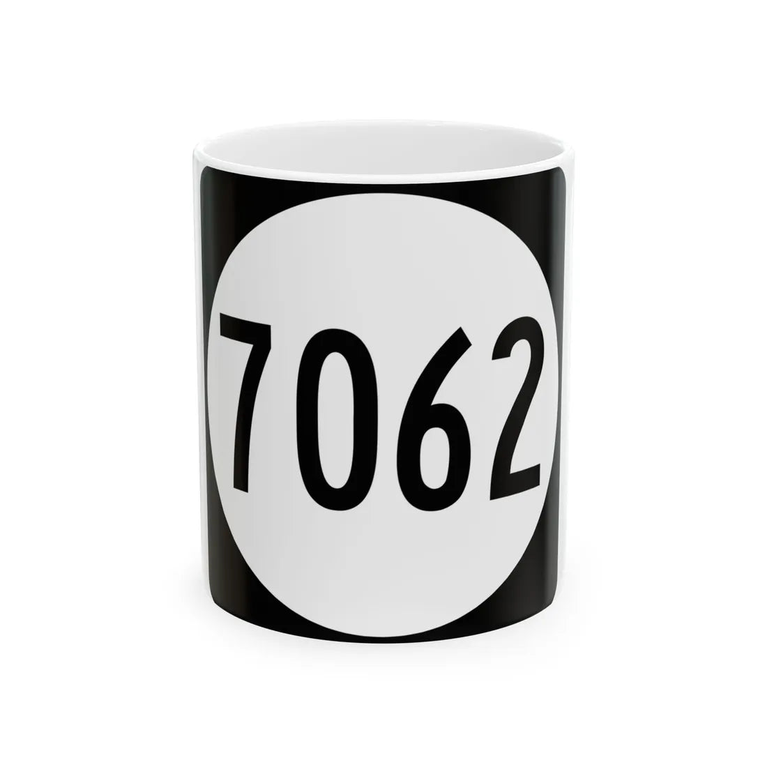 PR tertiary 7062 (Puerto Rico) (Road Sign) White Coffee Mug 11oz - Go Mug Yourself