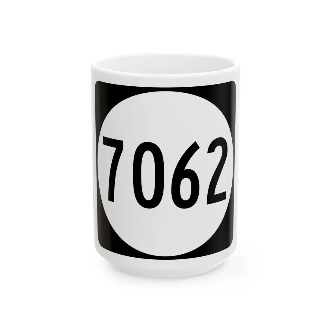 PR tertiary 7062 (Puerto Rico) (Road Sign) White Coffee Mug 15oz - Go Mug Yourself