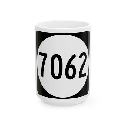 PR tertiary 7062 (Puerto Rico) (Road Sign) White Coffee Mug 15oz - Go Mug Yourself