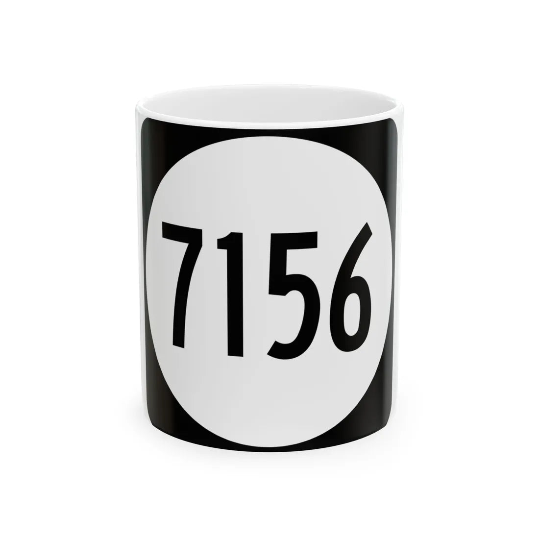 PR tertiary 7156 (Puerto Rico) (Road Sign) White Coffee Mug 11oz - Go Mug Yourself