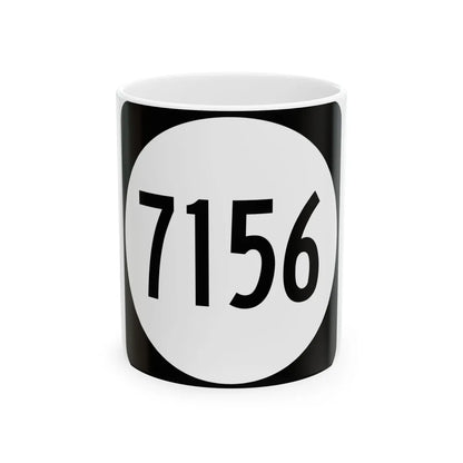 PR tertiary 7156 (Puerto Rico) (Road Sign) White Coffee Mug 11oz - Go Mug Yourself