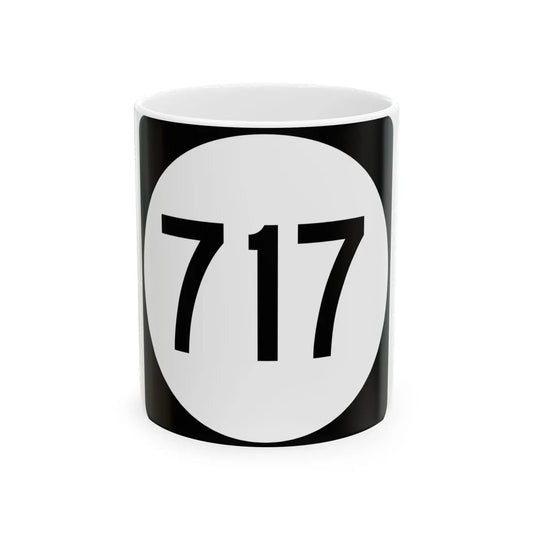 PR tertiary 717 (Puerto Rico) (Road Sign) White Coffee Mug 11oz - Go Mug Yourself