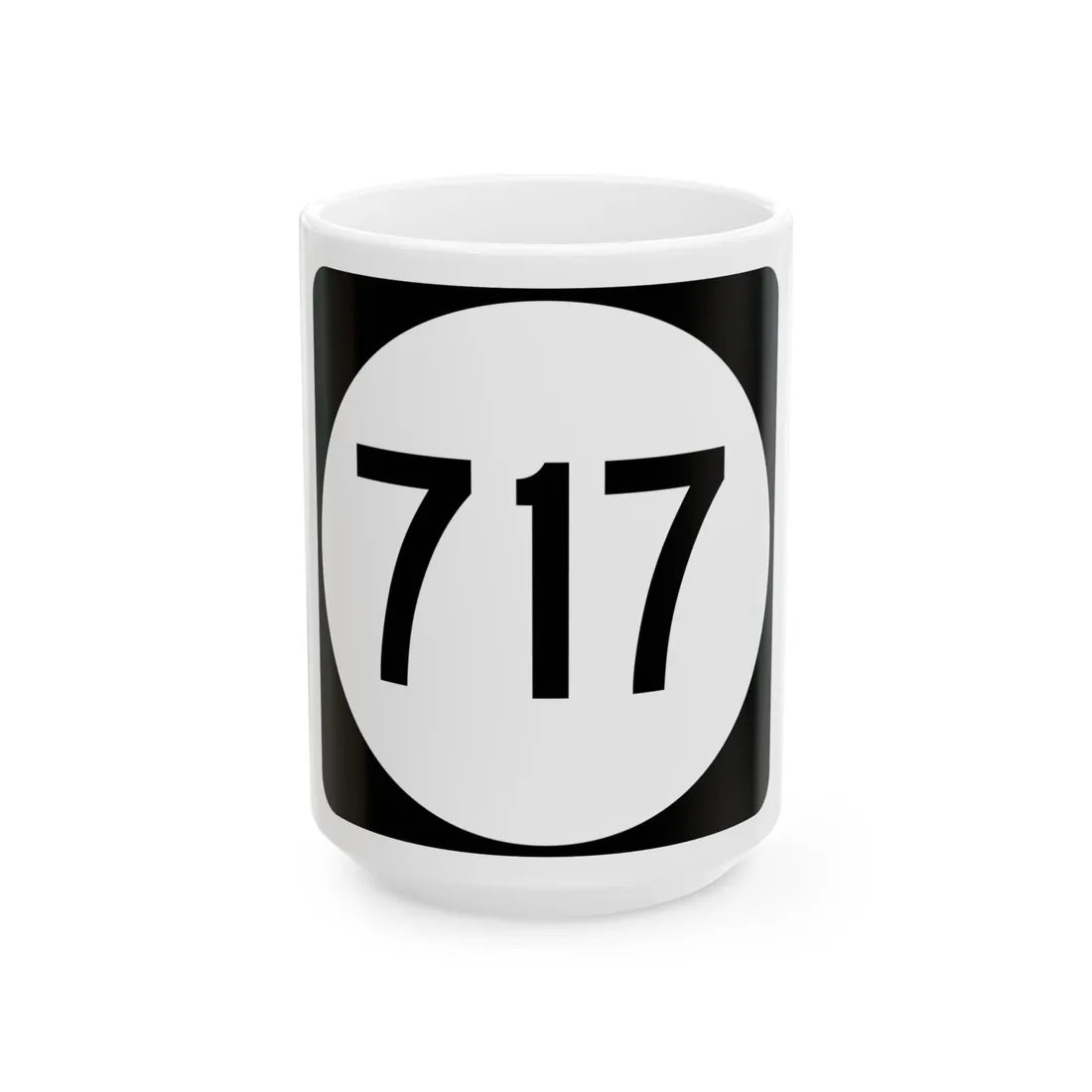 PR tertiary 717 (Puerto Rico) (Road Sign) White Coffee Mug 15oz - Go Mug Yourself