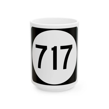 PR tertiary 717 (Puerto Rico) (Road Sign) White Coffee Mug 15oz - Go Mug Yourself
