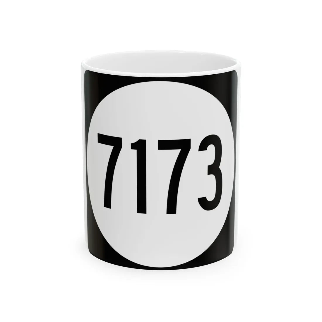 PR tertiary 7173 (Puerto Rico) (Road Sign) White Coffee Mug 11oz - Go Mug Yourself