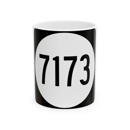 PR tertiary 7173 (Puerto Rico) (Road Sign) White Coffee Mug 11oz - Go Mug Yourself