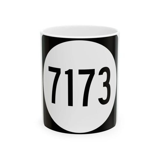 PR tertiary 7173 (Puerto Rico) (Road Sign) White Coffee Mug 11oz - Go Mug Yourself