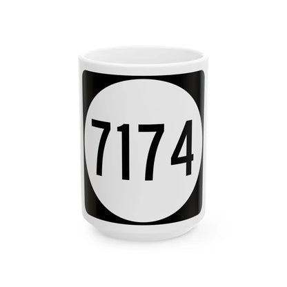 PR tertiary 7174 (Puerto Rico) (Road Sign) White Coffee Mug 15oz - Go Mug Yourself