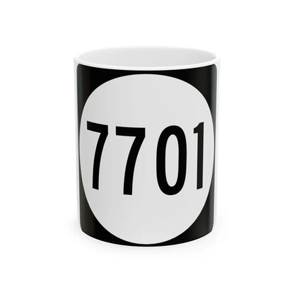PR tertiary 7701 (Puerto Rico) (Road Sign) White Coffee Mug 11oz - Go Mug Yourself