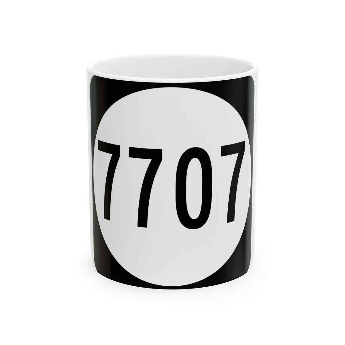 PR tertiary 7707 (Puerto Rico) (Road Sign) White Coffee Mug 11oz - Go Mug Yourself