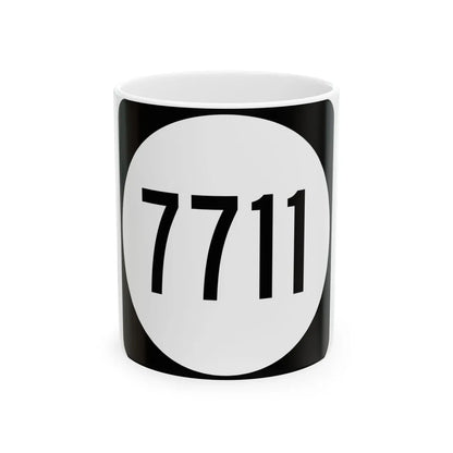PR tertiary 7711 (Puerto Rico) (Road Sign) White Coffee Mug 11oz - Go Mug Yourself