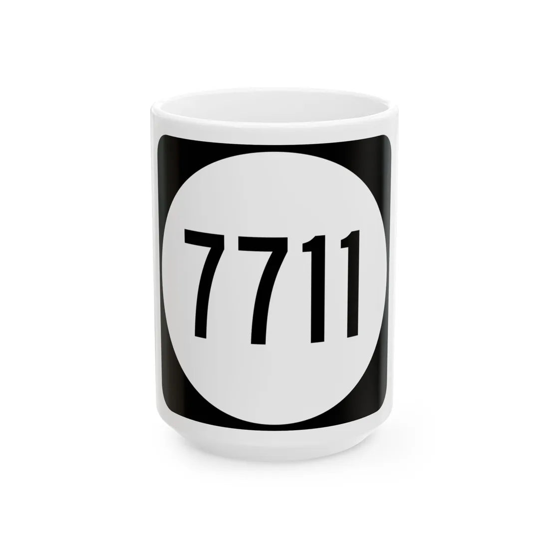 PR tertiary 7711 (Puerto Rico) (Road Sign) White Coffee Mug 15oz - Go Mug Yourself