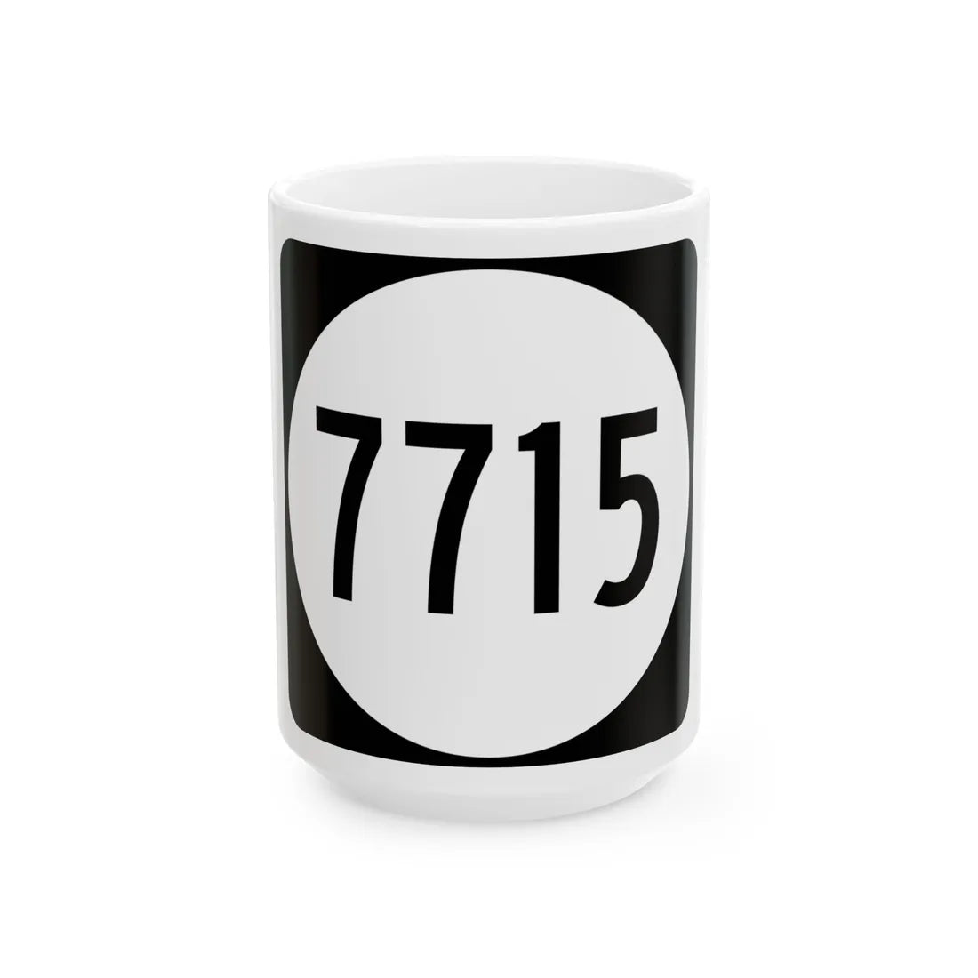 PR tertiary 7715 (Puerto Rico) (Road Sign) White Coffee Mug 15oz - Go Mug Yourself