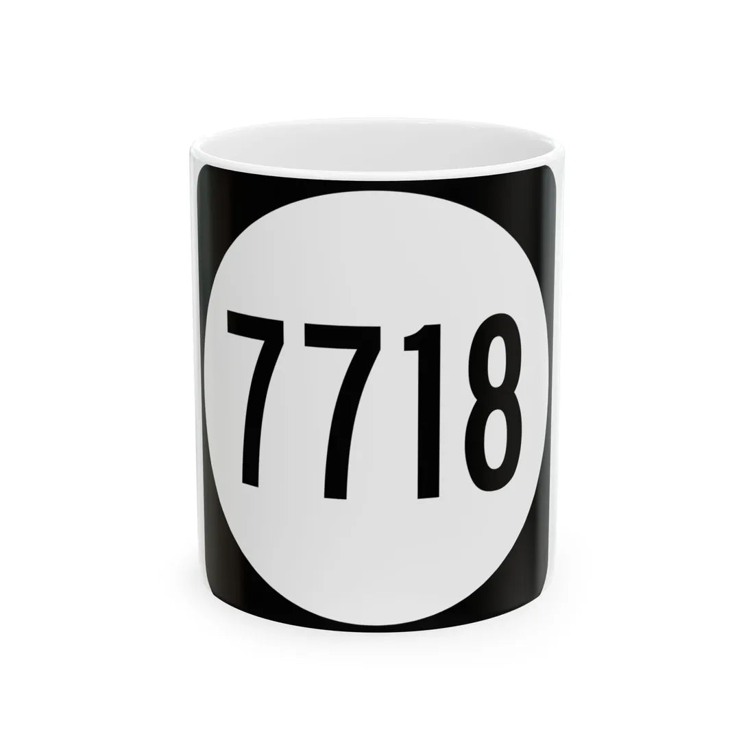 PR tertiary 7718 (Puerto Rico) (Road Sign) White Coffee Mug 11oz - Go Mug Yourself
