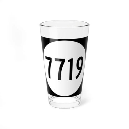 PR tertiary 7719 (Puerto Rico) (Road Sign) Pint Glass 16oz 16oz - Go Mug Yourself