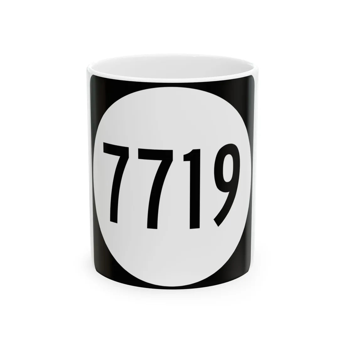 PR tertiary 7719 (Puerto Rico) (Road Sign) White Coffee Mug 11oz - Go Mug Yourself